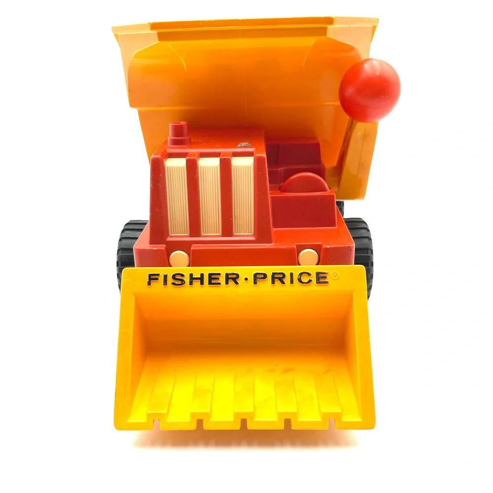 Vintage 1970s Fisher-Price Husky Helpers 302 Toy Dump Truck